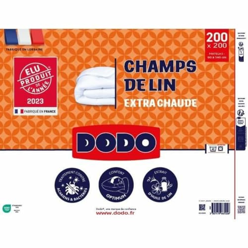 DODO Bettwäsche Champs de Lin weiß 450 g/m² 200 x 200 cm