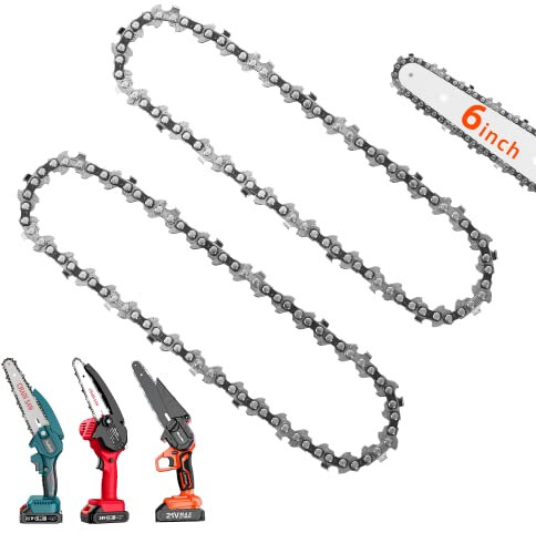 Supstable Cadenas de Repuesto de 6 Pulgadas para Mini Motosierra – Alta Durabilidad y Corte Preciso