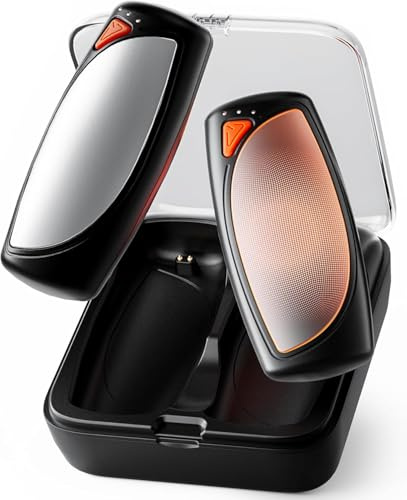 COTOP Hand Warmers Rechargeable 2 packs with Charging Case, 14000mAh Electric Hand Heater Up to 36 hours, Quick Charge Portable Warmers for Outdoors, Camping, Gifts for Men Women-Black&White