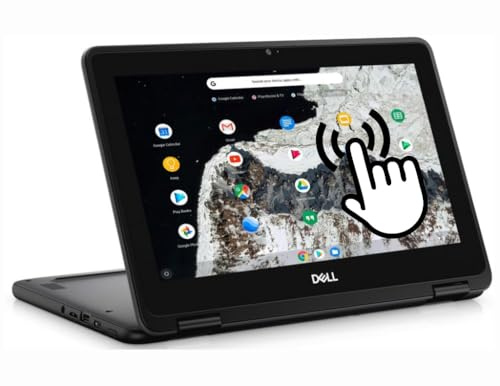 Dell Ordenador portátil Chromebook 11 3100 2 en 1, portátil con pantalla táctil de 11,6 pulgadas, Intel Celeron N4020, 4 GB de RAM, SSD de 32 GB, teclado japonés, Chrome OS (reacondicionado)