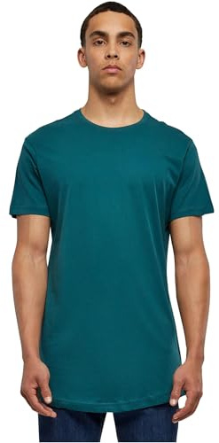 Urban Classics Herren Shaped Long Tee T-Shirt, Grün (jasper), 2XL