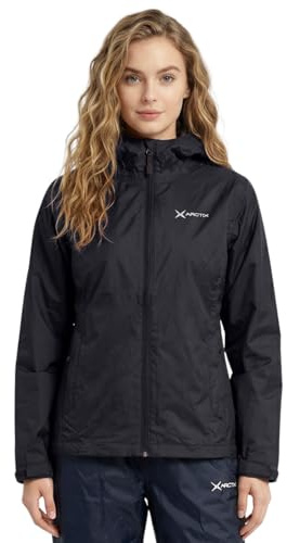 Arctix Women's River Rain Jacket, Black, Medium