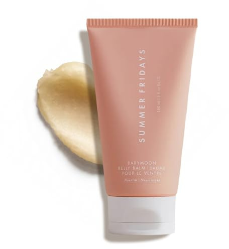 Summer Fridays Babymoon Belly Balm - Nourishing Body Balm with Vitamin E to Reduce the Appearance of Stretch Marks and Dry Skin 150ml