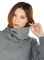 NEO B - CASHMERE | Rollkragenwärmer | Wolke | 100% Kaschmir | Cardiff-Garn | Unisex | Hergestellt in Italien (Grau)