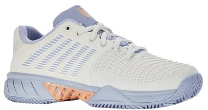 K-Swiss Performance Damen Express Light 3 HB Tennis Shoe, Star White/Heather/Peach Fuzz, 39 EU