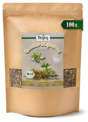 Biojoy Euphraise de Rostkov BIO (100 g), séchée et coupée, idéale pour tisane (Euphrasia rostkoviana)