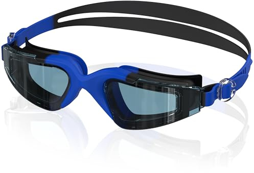 Ambienden Schwimmbrille Damen/Herren Anti-Beschlag HD-Linse Training