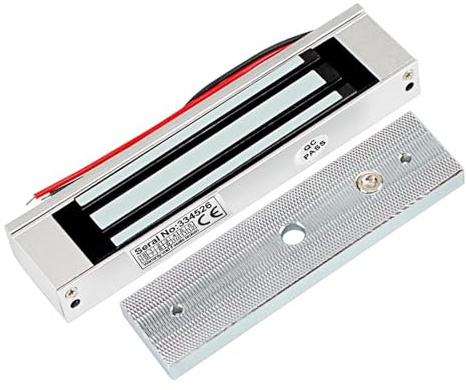 Cerradura Magnética, Cerradura electromagnética de 180KG, cerradura magnética eléctrica DC12V, fuerza de retención de 350 libras, cerraduras electrónicas de una sola puerta, impermeables for exteriore