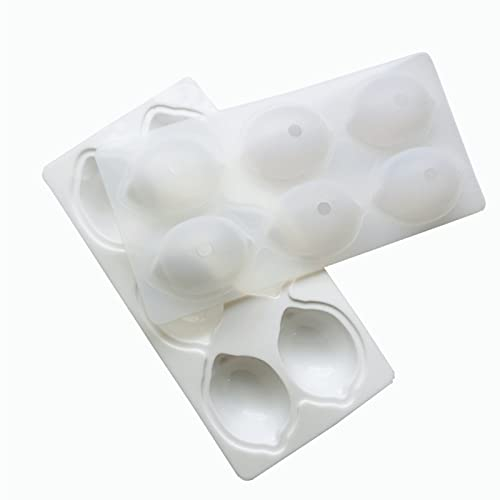 KookuLEE Niedliche Zitronen-Mousse-Kuchenform mit Deckel, Donut-Form, runde 3D-Backform, Kuchenform zum Backen, Dessert, Mousse, Backform, Werkzeug, Spiral-Silikonform