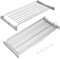 EMUCA - Escurreplatos para módulos Altos Suprastar, Escurridor de Platos y Vasos para Muebles de Cocina, módulo 700mm, Acero, Pintado Aluminio