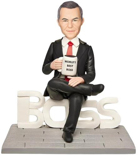 Personalizzazione Bobbleheads Boss Man Figure Personalizzate, Handmade Personalizzato Bobble Head Figurine Scultura da Immagine, Alta Somiglianza