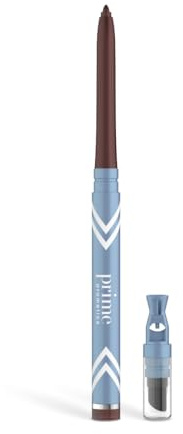 Prime Prometics PrimeEyes Glide Eyeliner for Mature Women – Waterproof, Long-Stay and Mess-Proof – Gel Cream Texture, Discreet Sharpener and Effective Smudger (Mocha Shimmer)