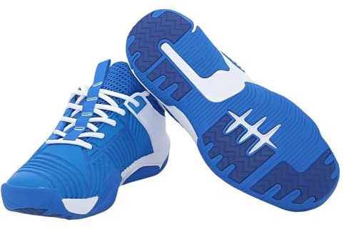 RJPzidK Scarpe da Scherma Scarpe da Ginnastica da Scherma Professionali Antiscivolo per Uomo e Donna Traspiranti per Allenamenti di Scherma(Blue,#38)
