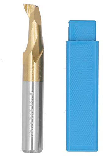 Mavaol M2 Hochgeschwindigkeitstahl Einflöte -Frensen -Fräser -Chipentfernung für Aluminium -Plastikstahlschnitzer CNC -Masse für Genauigkeit