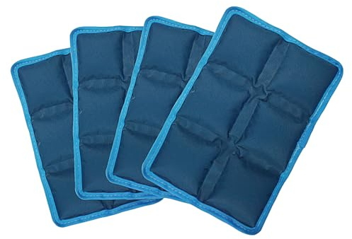 yakermur Packs de glace pour boîte à déjeuner | Sac de gel froid durable | Sacs de gel glacé lavables et légers pour le sport, les voyages, le lieu de travail, l'école, le pique-nique, la randonnée
