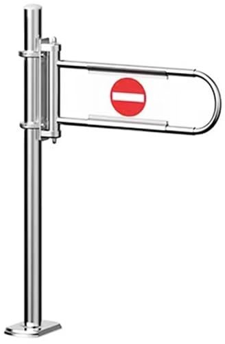 Puerta oscilante de entrada de supermercado con columna, puerta de seguridad para control de importación y exportación, dispositivo sin paso para un acceso seguro