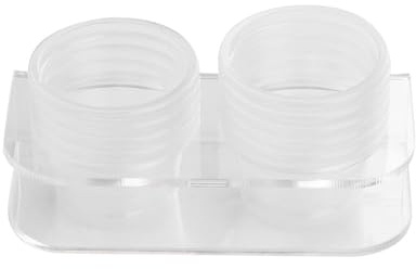Veemoon Gamelle pour Reptiles Petit, Distributeur de Nourriture et Abreuvoir sans Aimant, Matériel Adapté Animaux de Compagnie, Lot de 10 Bols, Alimentation Pratique pour Tortues, Lézards