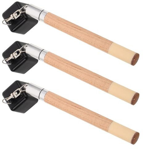 Toyvian 3 St Snooker Tip Shaper och Billiard Cue Chalk Holder i Kompakt och Stapelbar Pool Queue Underhållsverktyg för Spelare och