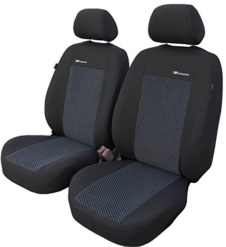 ERJOT Vordersitzbezüge Exclusive ANR Universal Autositzbezüge Sitzbezüge Schonbezüge Grau Polyester