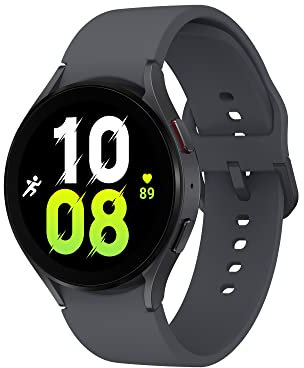 Samsung Galaxy Watch5 LTE 44 mm Orologio Smartwatch, Monitoraggio Benessere, Fitness Tracker, Batteria a lunga durata, Bluetooth, Graphite [Versione Italiana]