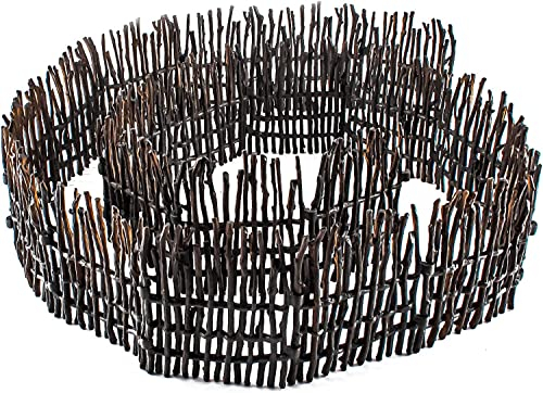 Pferdezaun Spielzeug Koppel Spielzeug 10Stk Pferd Corral Zaun Fechten Zubehör für Scheune Koppel Pferd Stall Nutztier,Pädagogische Geschenk,Micro Landschaft Deko (Zaun)