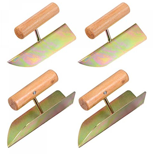 sourcing map Interior y Esquina Paletas 1.9 Pulgadas Acero Galvanizado Yeso Paneles Esquina Modelado Herramienta 2uds