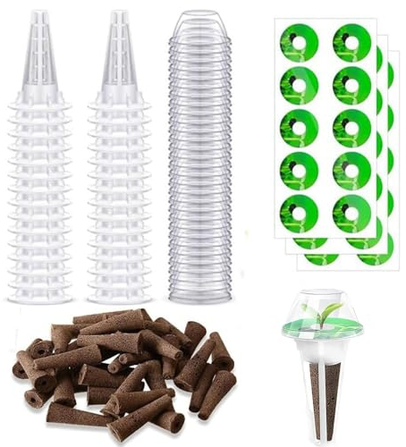 Armastuse Kit De Culture Hydroponique - 30 Pièces De Pots Et Éponges Pour La Croissance Des Racines - Système Pour Jardin Intérieur