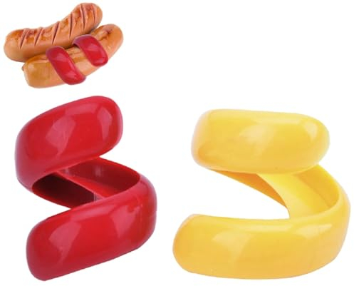 Cortador de salchichas para barbacoa, cortador de perros calientes, portátil y multifuncional, cortador de plátano y jamón para salchichas, perritos calientes y plátanos