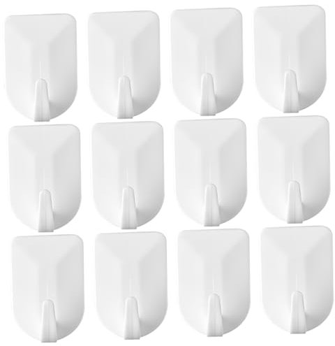 MUSISALY 24 Stück Wandhaken Aus Robustem Abs Selbstklebend Ohne Bohren Schmuck Und Halskettenhalter Für Wandmontage Kompakter Schlüssel Und Schmuckaufbewahrungshaken Für Wohn Und Geschäftsnutzung