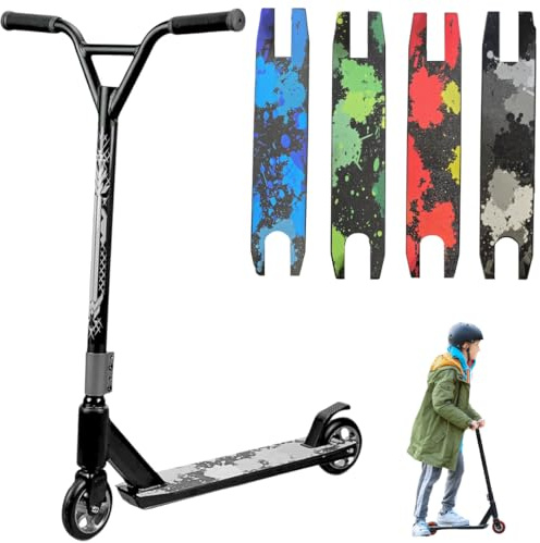 Trendi Pro Stunt Scooter | 360° Spin Handlebar Freestyle With ABEC-7 Bearings | Durable Street Tricks for Boys, Girls & Teens Age 6+