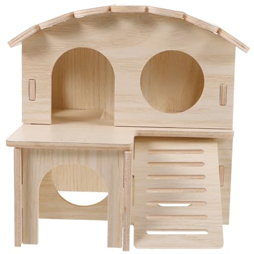 HOLIDYOYO 1Pièce Hamster Double Couche Grenier Sûr pour Rongeurs Fournitures de Jeu