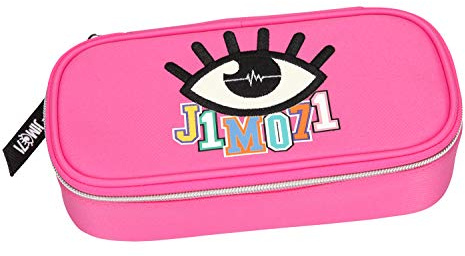 Depesche 10309 - Schlampertasche mit Stiftschlaufen und Geodreieckfach, Lisa und Lena J1MO71, pink