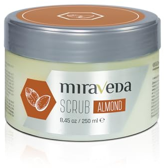 Miraveda by Italwax Gommage Amande - 250ml - Avec de l'huile de coco et d'amande – Idéal pour le soin des mains