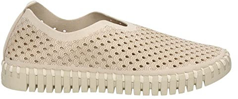 Ilse Jacobsen HORNBÆK | Flache Damen-Schuhe | Slip-On Sneaker mit Recyceltem Mikrofaser-Material und Rutschfester Natur-Gummisohle | Tulip3275 | Leicht Atmungsaktiv Umweltfreundlich | KIT | 36
