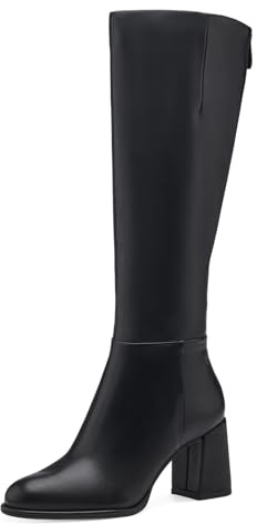 Tamaris Damen Stiefel Leder schwarz 40