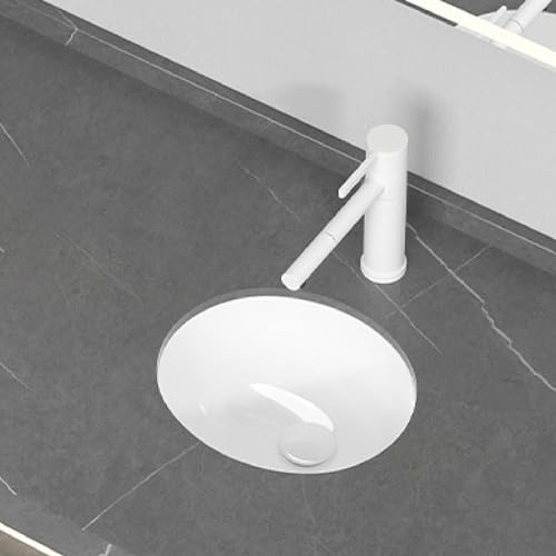 Bathroom Vessel Sink Scratch To Resistant Sink Undercounter Oval Wash Basin Modern Simple Washbasin Easy To Install For Small Apartment Home Hotel Restaurant