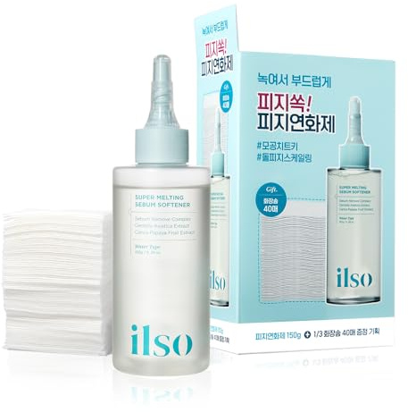 ILSO Super Melting Sebum Softener, 156,4 ml, con 40 almohadillas de algodón incluidas