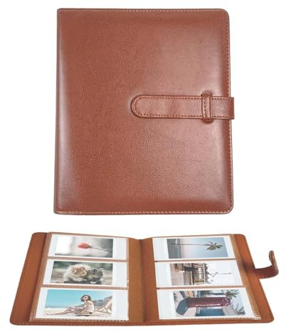 HJYDGJ Álbum de fotos, álbum de fotos, miniálbum de fotos, película de 360 bolsillos, 360 bolsillos, adecuado para todos los álbumes de fotos de 2 x 3 pulgadas y almacenamiento de tarjetas, color