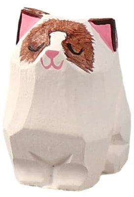 YiQinzcxg Einzigartige Holzfigur Ornament Handwerk Handgefertigt Massive Holzschnitzstatue Zum Dekorieren Von Tischen Für Kinder