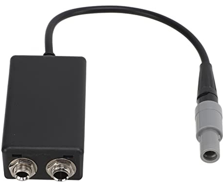 Chiyyak Convertible Aviation Headset Adapter Stark och Långvarig för GA Female Till för LEMO 6-stift Hane Adapter, Multi Applicability för Aircraft Headset