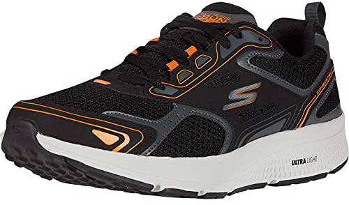 Skechers Go Run Consistent, Zapatillas de Trail Running Hombre, Black Orange, 43.5 EU