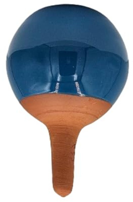 Ollas Lutton Olla Terre Cuite à Planter 40cl | Arrosage Automatique et Ecologique pour Plante d'Intérieur et d'Extérieur | Système d'Irrigation Naturel | Autonomie 3 Jours | Ollas Bleu Canard