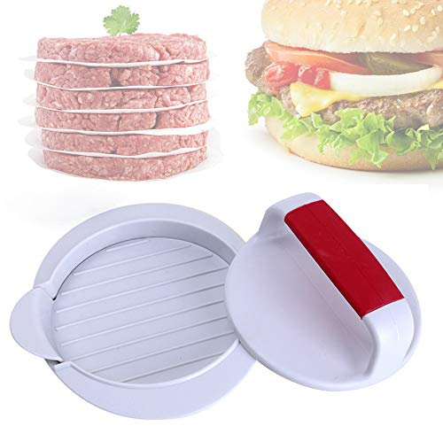 Burger Press Hamburger Press Patty Maker Mold Perfectly Sized 4 5/8 inch Burger Mold Rings Easy Release Hamburger Patty Press for BBQ Grill Accessories