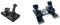 Logitech G X56 H.O.T.A.S Throttle and Joystick Flight Simulator Game Controller, 6 Dregrees of Freedom, 4 Spring Options, 189 Programmable Controls - Black & G Saitek PRO Flight Rudder Pedals - Black