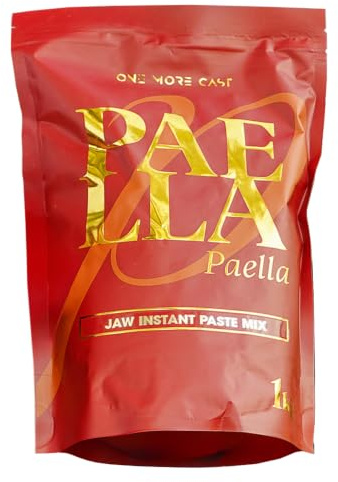 OMC Paella JAW Paste Mix 1kg - Carp Hookbait & Lead Paste | Easy Mix High Attract Paste with Meat, Shellfish and Amino Boost for Carp Fishing