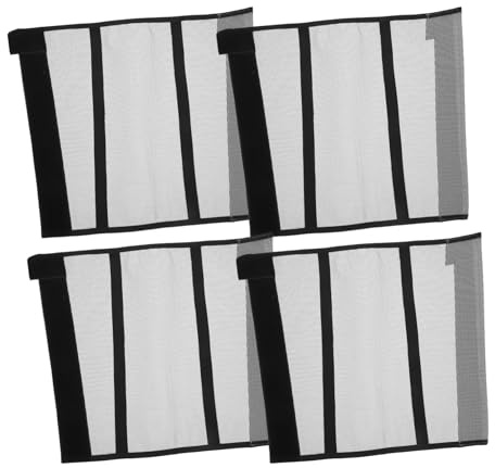 Gatuida 4pièces Guêtres Chevaux Anti-mouches Filet Robuste Lot De Protection Confortable Pour Jambes Lors De Compétitions Et Écuries