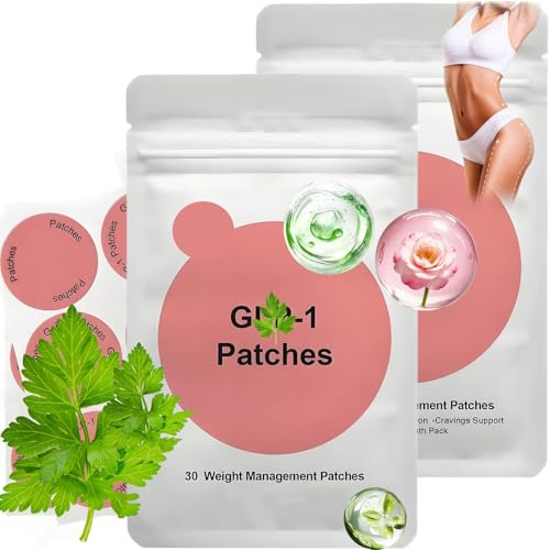 2 Packs Plant-Based Skin Patches for Women & Men – 60 Pcs Wearable Stickers for Belly, Waist, Arms & Thighs, Thin Adhesive, Lightweight & Breathable, Comfortable for Daily Wear