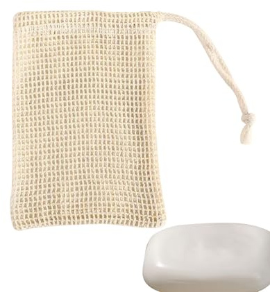 sapone con cordino - lavaggio fatto a mano, da bagno | portasapone, spugna per doccia, spugna esfoliante per donne, uomini, bambini, ideale per la cura quotidiana del corpo, Du