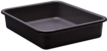 Schwarze große Briefablage aus Kunststoff