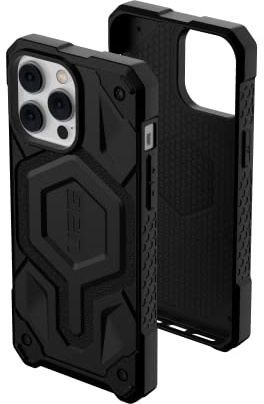 Urban Armor Gear UAG Monarch Pro Schutzhülle kompatibel mit Apple iPhone 14 Pro Max [Wireless Charging/Magnetische Aufladung kompatibel, 5-Schichten Schutz] schwarz